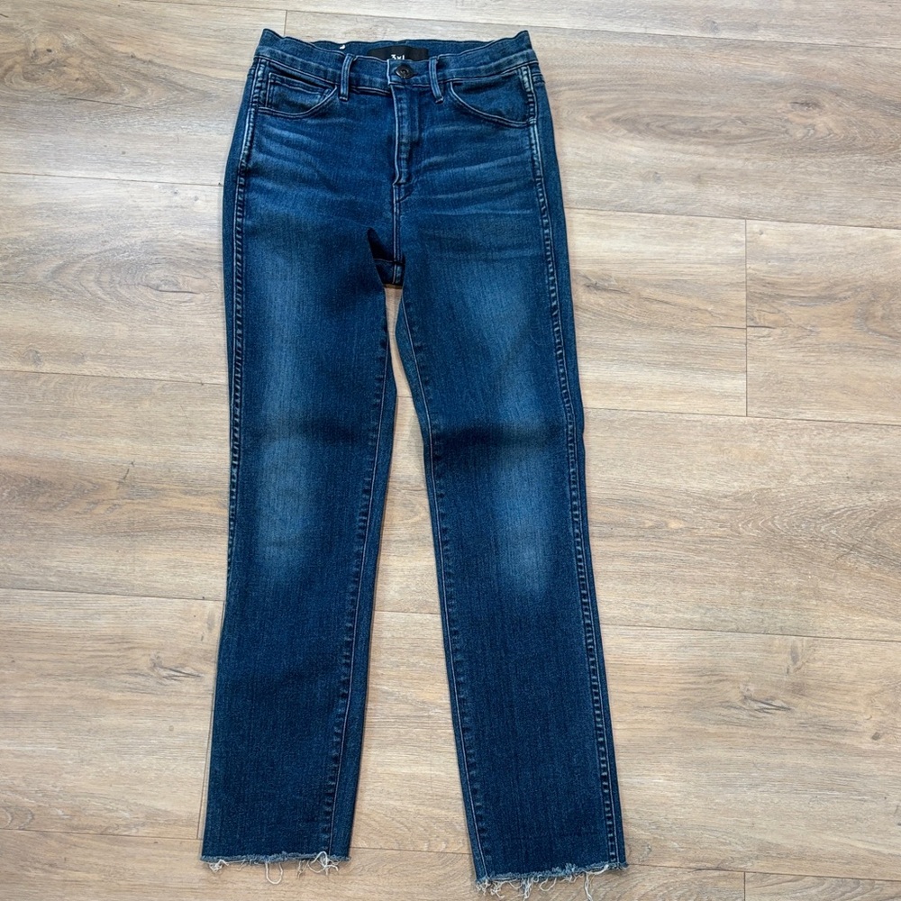 3x1 HIGH RISE DARK DENIM JEANS